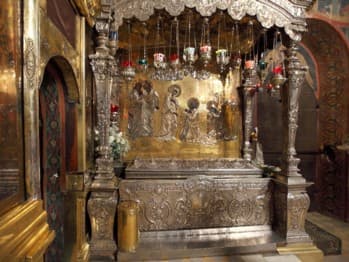 Рака с честными мощами преподобного Сергия Радонежского